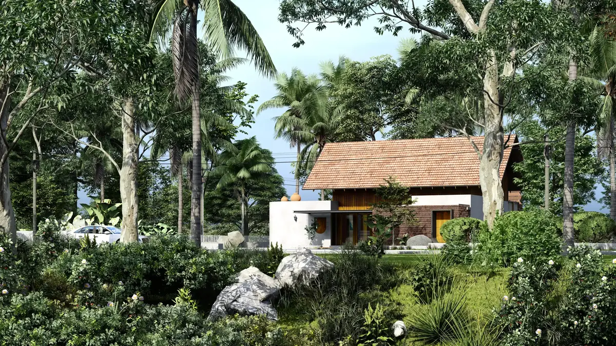 Interior of an OnFlow project where daylight falls across raw material surfaces